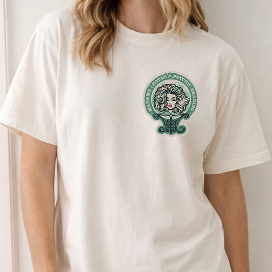 Spooky Mansion Madam Leota Adult Graphic Tee