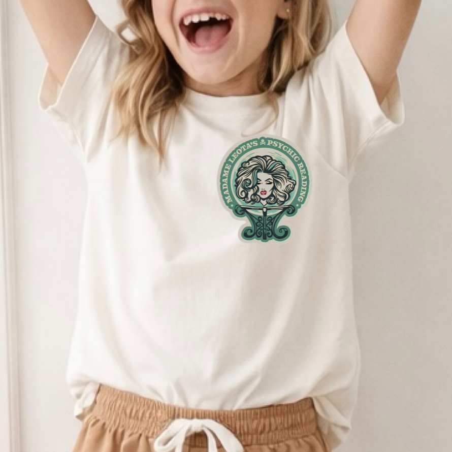 Spooky Mansion Madam Leota Kids Graphic Tee