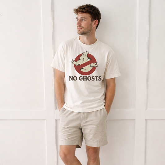No Ghosts Adult Graphic Tee