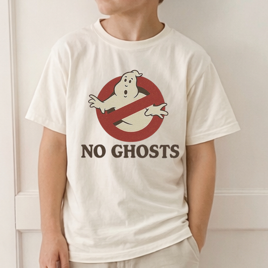 No Ghosts Kids Graphic Tee