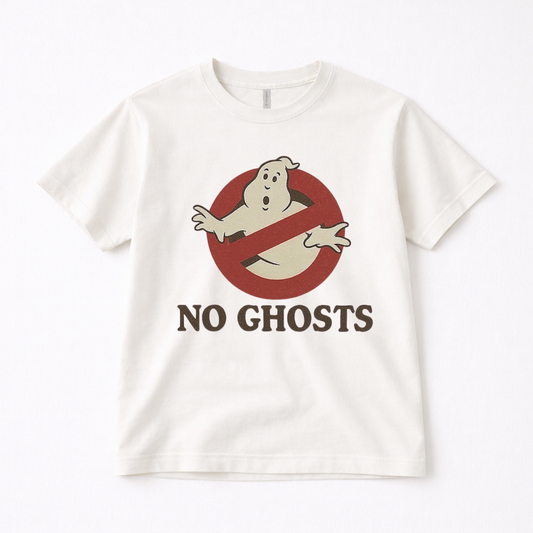 No Ghosts Adult Graphic Tee