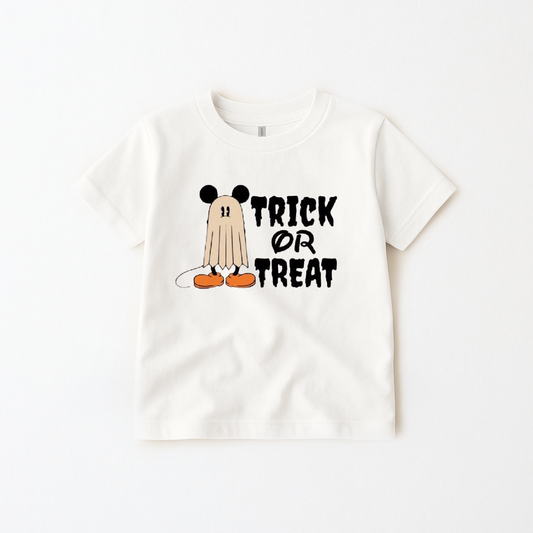 Trick Or Treat Mouse Kids Graphic Tee