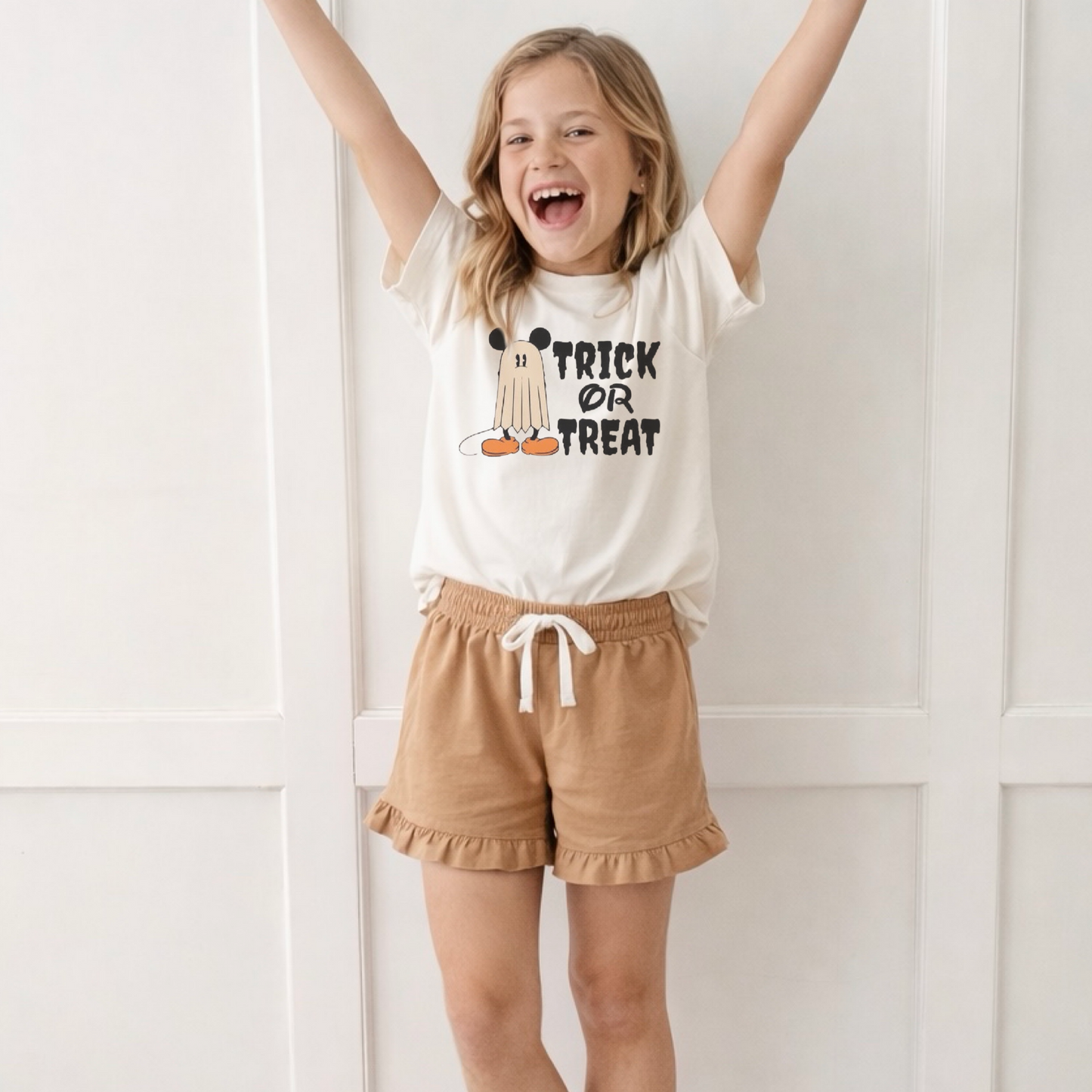 Trick Or Treat Mouse Kids Graphic Tee