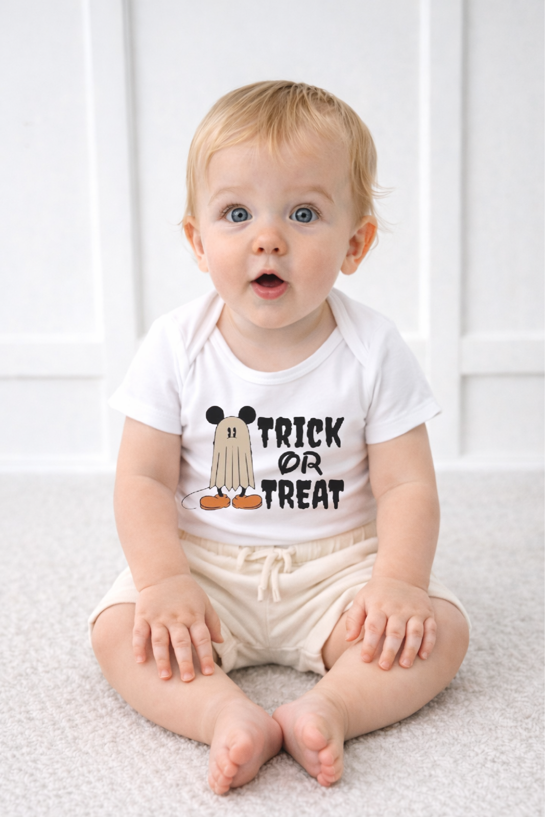 Trick Or Treat Mouse Kids Graphic Tee