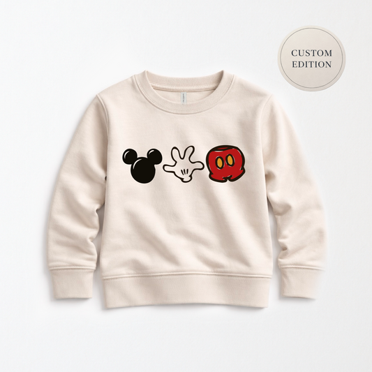 Magic Mouse Kids Parkweight™️ French Terry Pullover