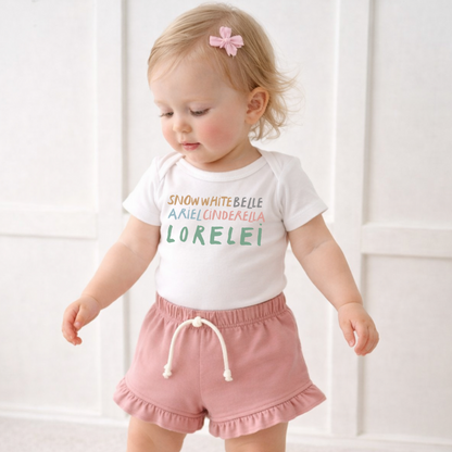 Kids Princess Customizable Graphic Tee & Optional Bottoms