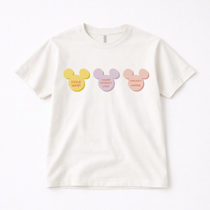 Conversation Mouse Heart Valentines Adult Graphic Tee