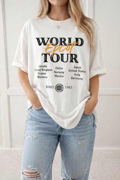 World Tour World Showcase Band Graphic Tee