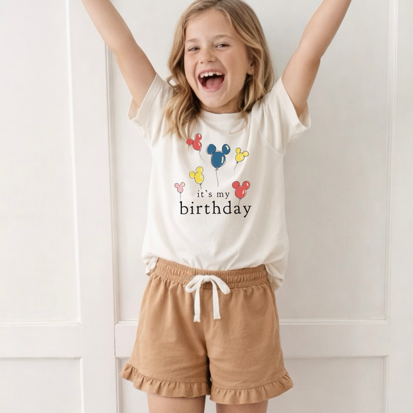 Kid’s It’s My Birthday Graphic Tee and Optional Bottoms Set
