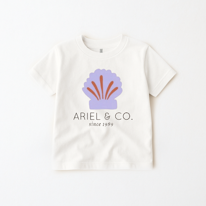 Kid’s Ariel Graphic Tee and Optional Bottoms Set