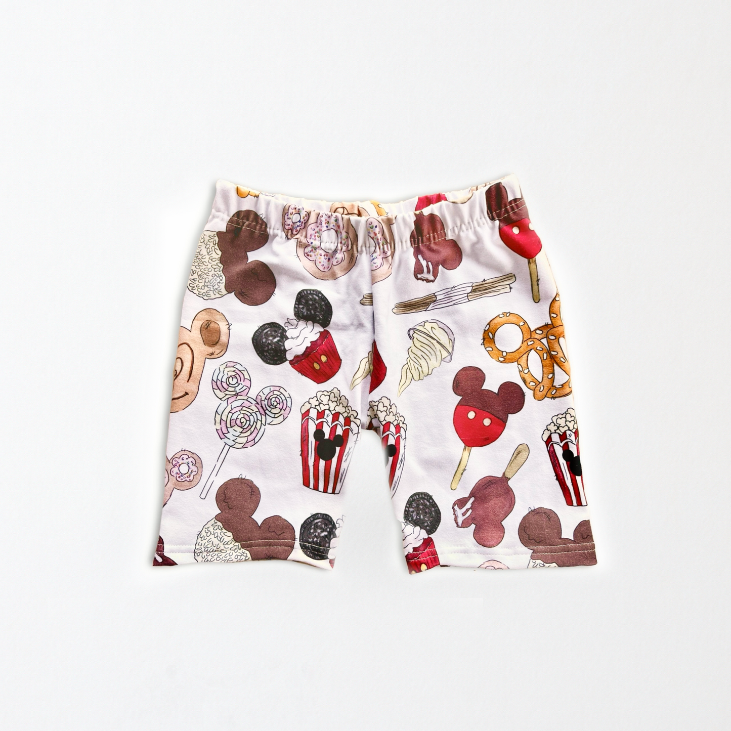 Kids Handcrafted Magical Snacks Bike Shorts
