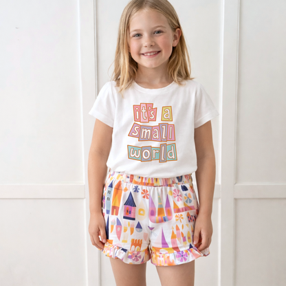 Kids Small World Graphic Tee & Optional Bottoms