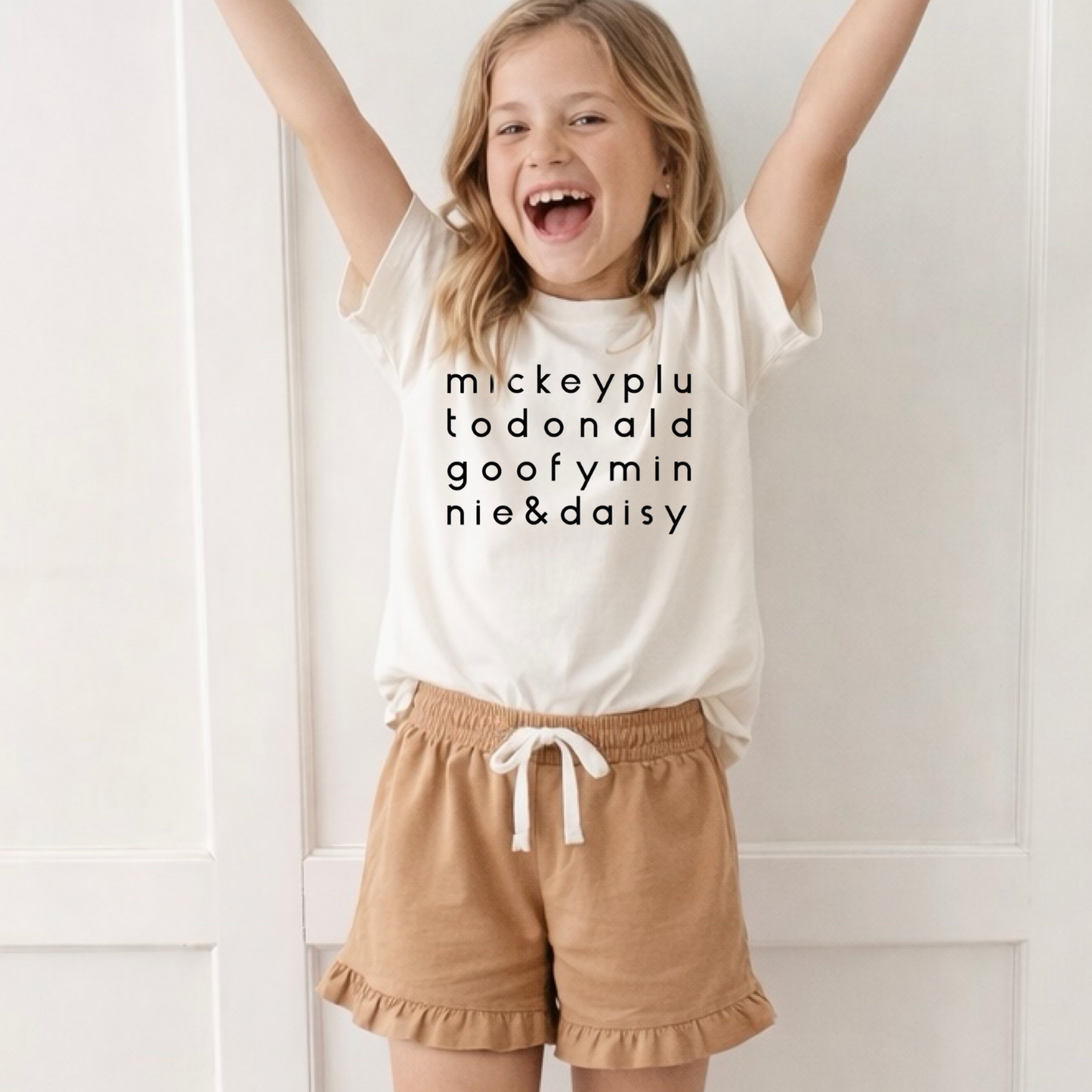 Kids Fab 5 Characters Graphic Tee & Optional Bottoms