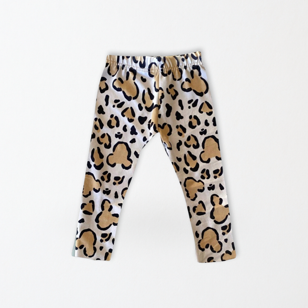 Kids Handcrafted Cheetah Safari Leggings