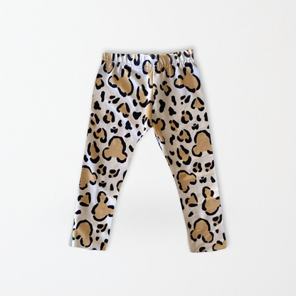 Kids Handcrafted Cheetah Safari Leggings