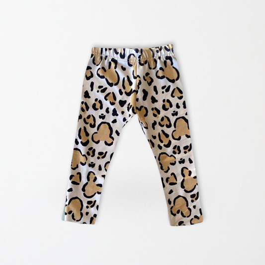 Kids Handcrafted Cheetah Safari Leggings