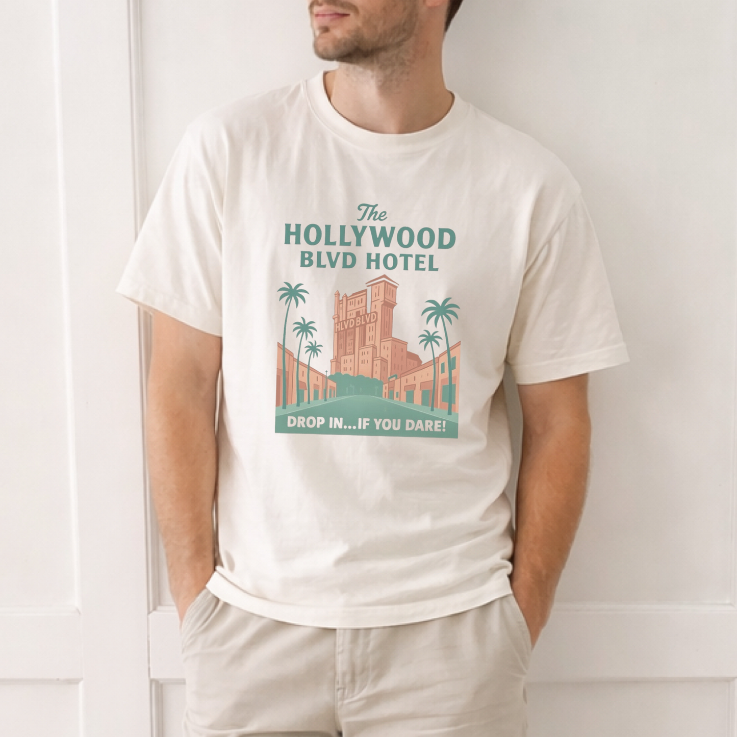 Hollywood Blvd Hotel Family Graphic Tee
