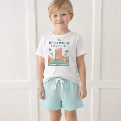 Kids Hollywood Tower Graphic Tee & Optional Bottoms
