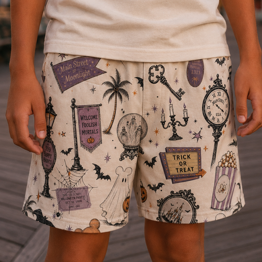 Happy Haunts | Kids Crew Shorts