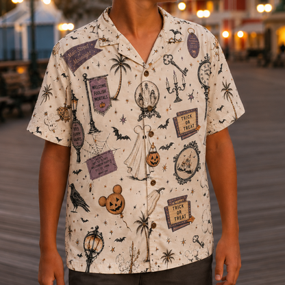 Happy Haunts | Boys Resortech™ Button-Down [Presale Ships July 20]