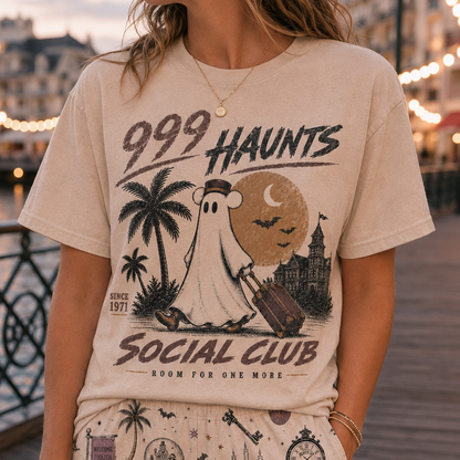 999 Haunts Social Club | Heritage Wash Tee