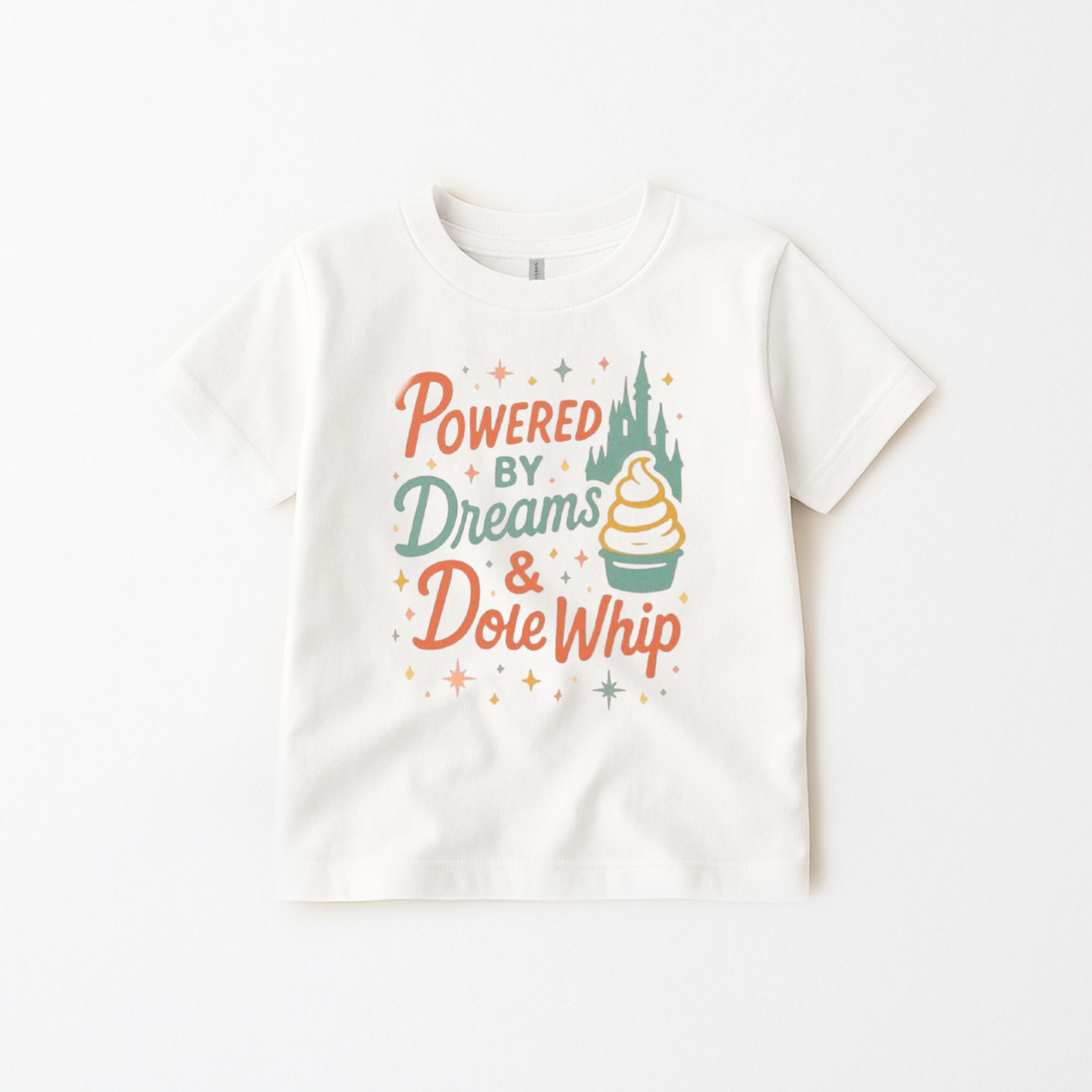 Kids Powered By Dreams and Dole Whip Graphic Tee & Optional Bottoms