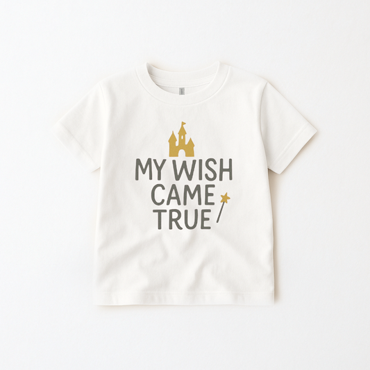 Kids My Wish Came True Graphic Tee & Optional Bottoms