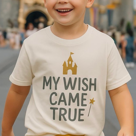 Kids My Wish Came True Graphic Tee & Optional Bottoms