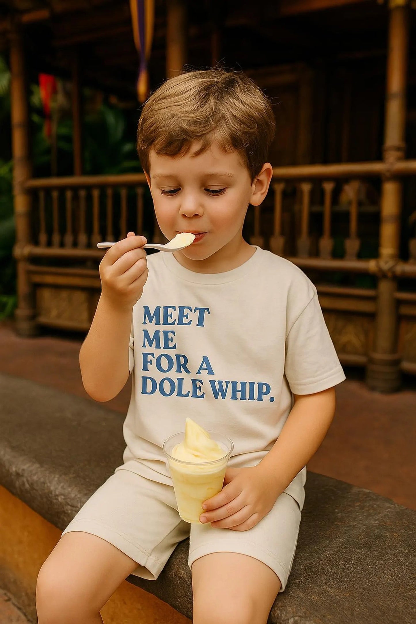 Kids Meet Me For A Dole Whip Graphic Tee & Optional Bottoms