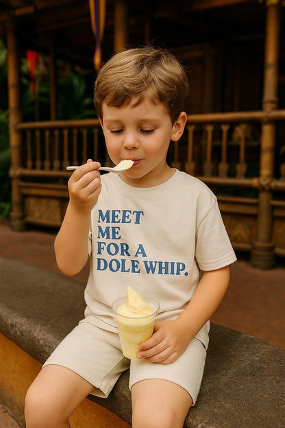 Kids Meet Me For A Dole Whip Graphic Tee & Optional Bottoms