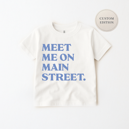 Kids Meet Me On Main Street Tee & Optional Bottoms