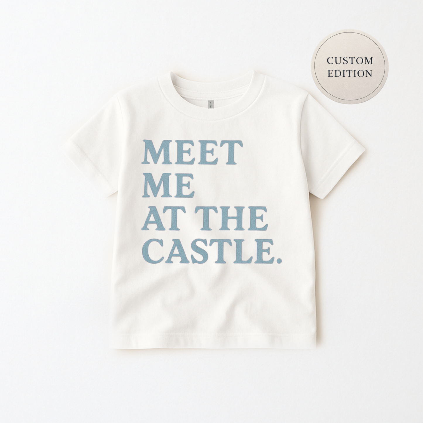 Kids Meet Me at the Castle Tee & Optional Bottoms