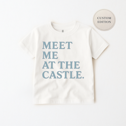 Kids Meet Me at the Castle Tee & Optional Bottoms