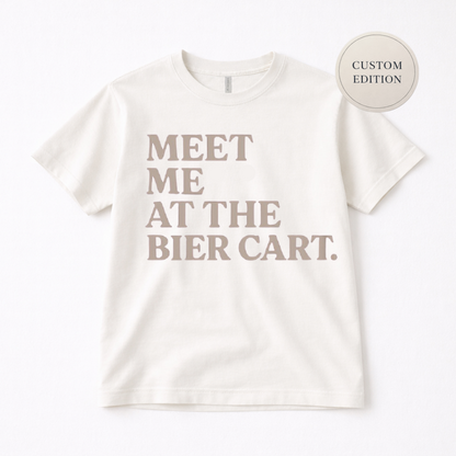 Meet Me at the Bier Cart Adult Graphic Tee