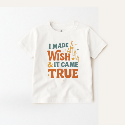 Kids I Made a Wish Graphic Tee & Optional Bottoms