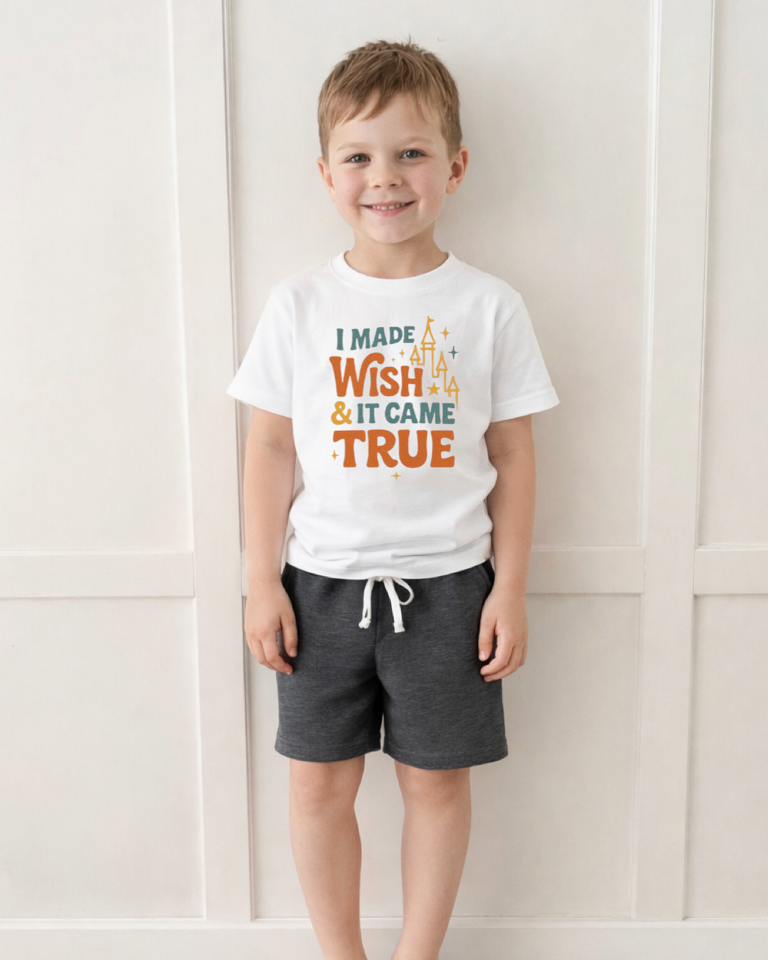 Kids I Made a Wish Graphic Tee & Optional Bottoms