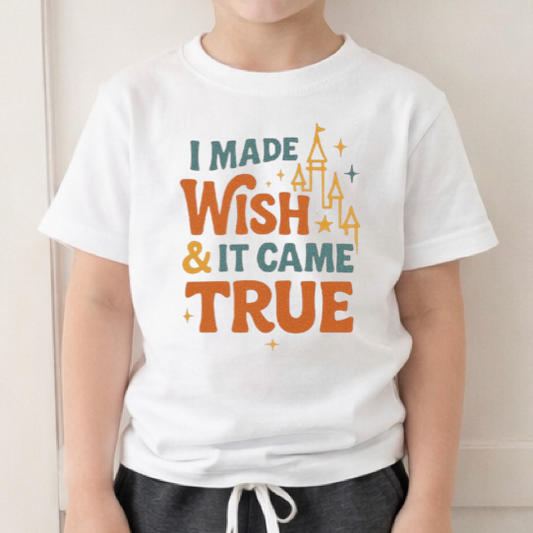 Kids I Made a Wish Graphic Tee & Optional Bottoms