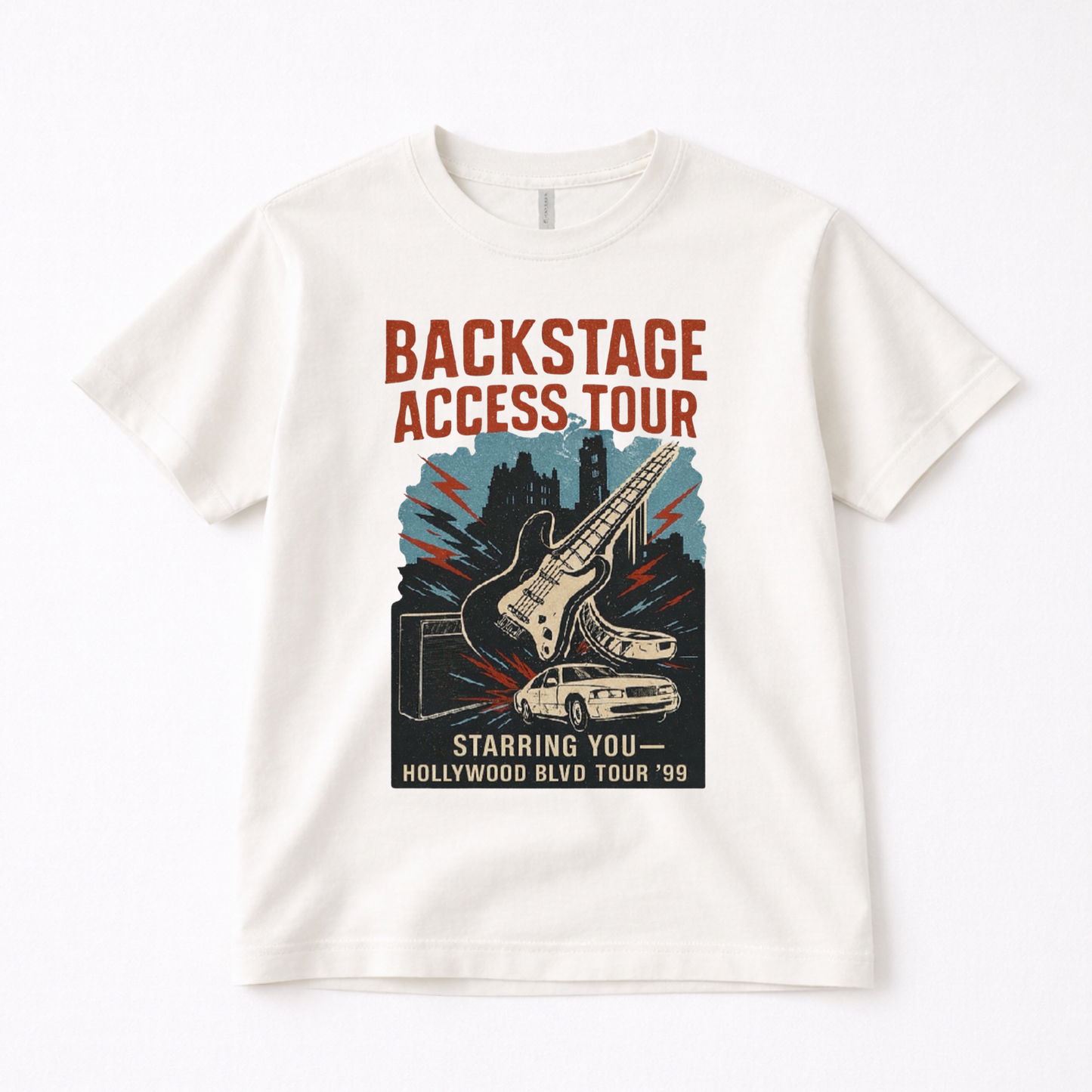 Rock n’ Roll Tribute Coaster Adult Graphic Tee
