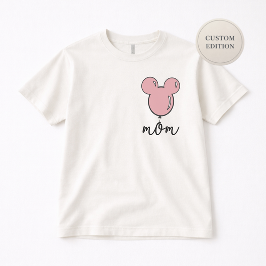 Customizable Mouse Balloon Adult Graphic Tee