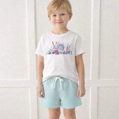 Kids Retro Showcase Graphic Tee & Optional Bottoms