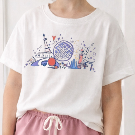 Kids Retro Showcase Graphic Tee & Optional Bottoms