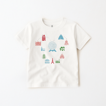Kids Around the Showcase Graphic Tee & Optional Bottoms