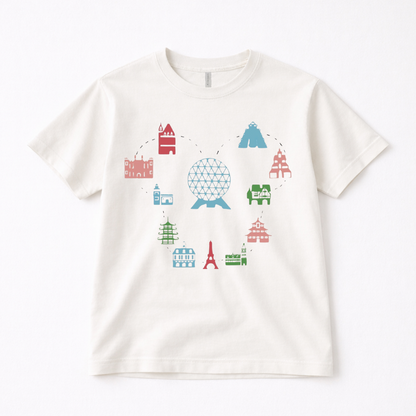 Around the Showcase Family Graphic Tee