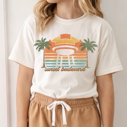 Kids Sunset BLVD Graphic Tee & Optional Bottoms