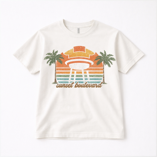 Sunset Blvd. Family Graphic Tee