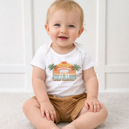 Kids Sunset BLVD Graphic Tee & Optional Bottoms