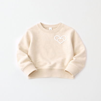 The Heart of Magic Kids Park Weight™️ Pullover | Cream Puff Heart
