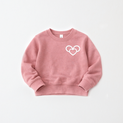 The Heart of Magic Kids Park Weight™️ Pullover | Pink Puff Heart