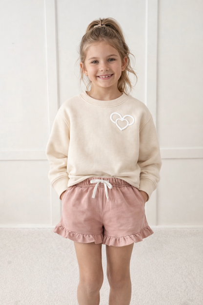 The Heart of Magic Kids Park Weight™️ Pullover | Cream Puff Heart