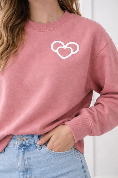 Heart of Magic Adult Park Weight™️ Pullover | Pink Puff